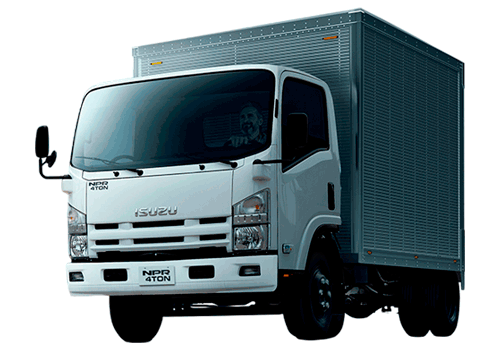 Frontal del Camión Isuzu