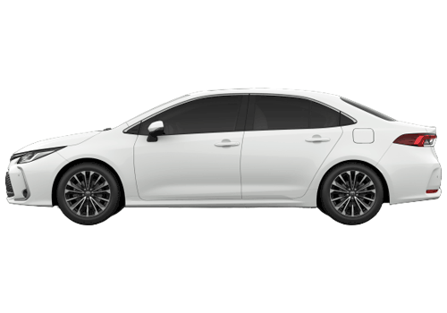 Trasera del Toyota Corolla