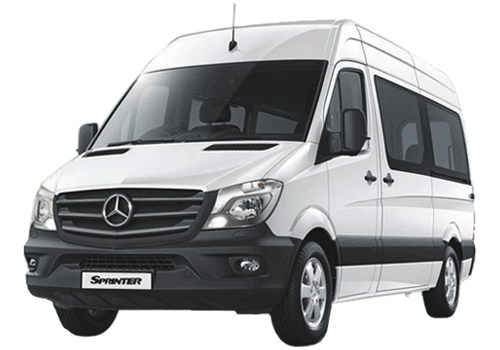 Frontal del Mercedes Sprinter